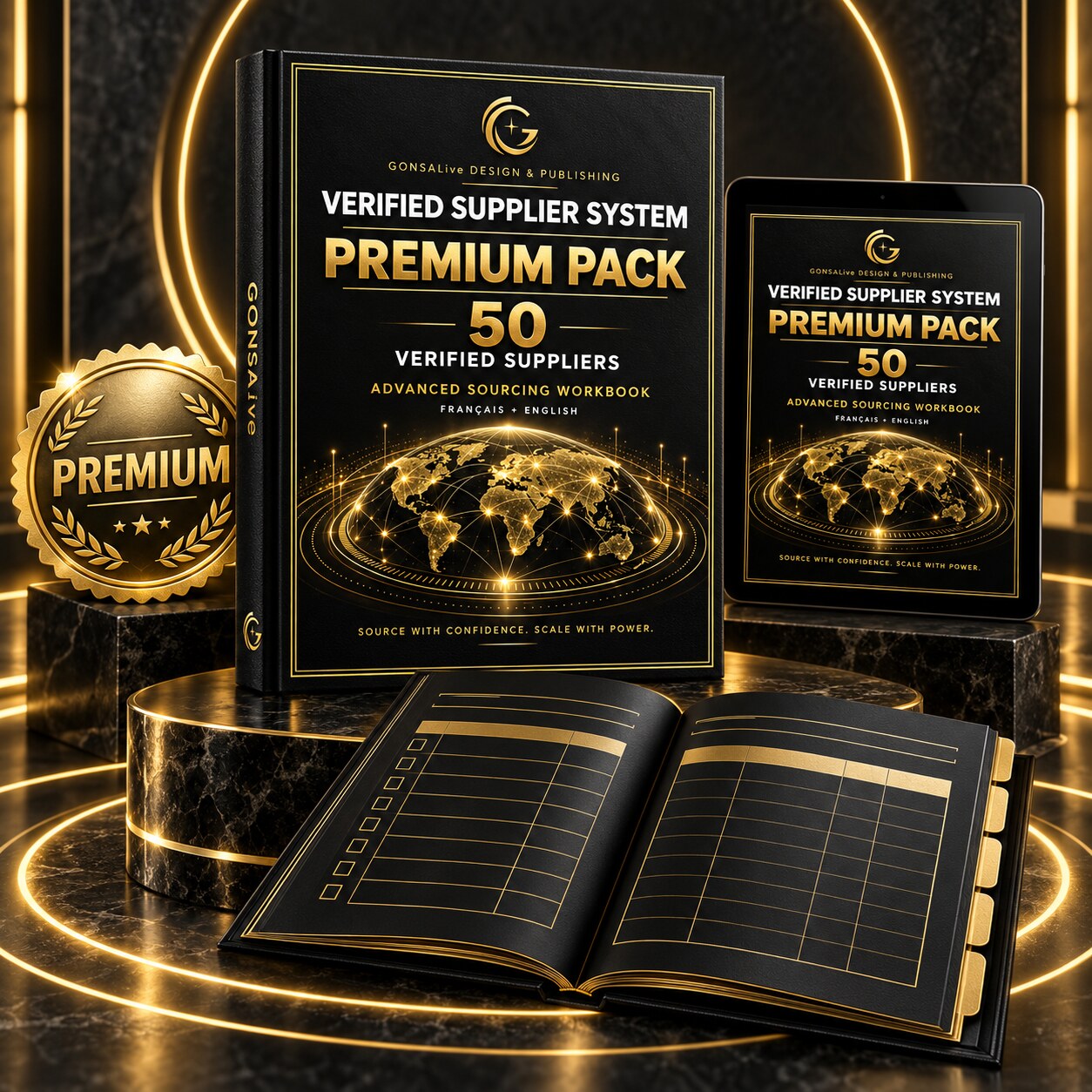 Mockup du GONSAlive Premium Pack
